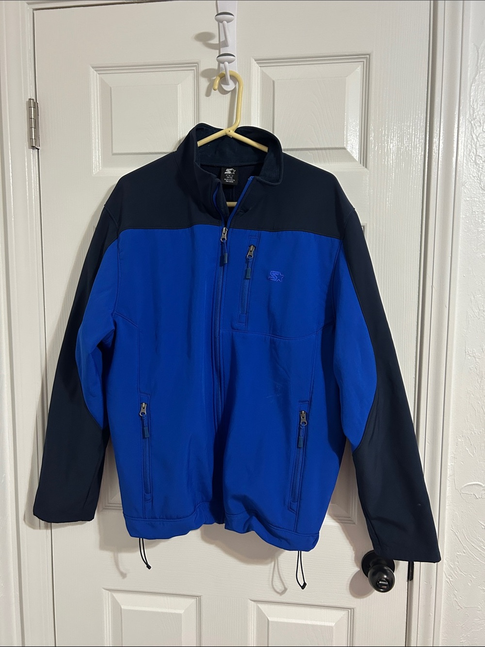 STARTER Royal Blue and Black Softshell Performance Jacket